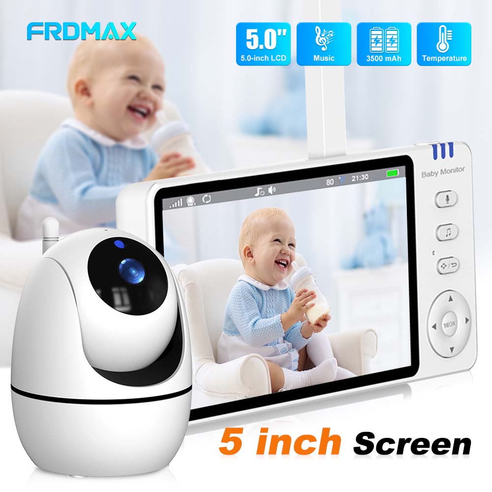 Wearable Baby Monitor - 5 Inch Video Baby Monitor Indoor