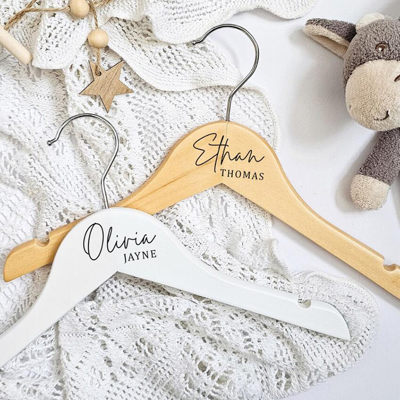 Baby Nursery Outfits - Personalised Baby Hanger Baby's First Outfit