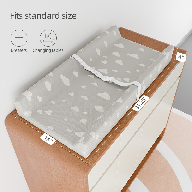 Baby Mattress Waterproof - Baby Changing Pad with Washable Cover，Fits