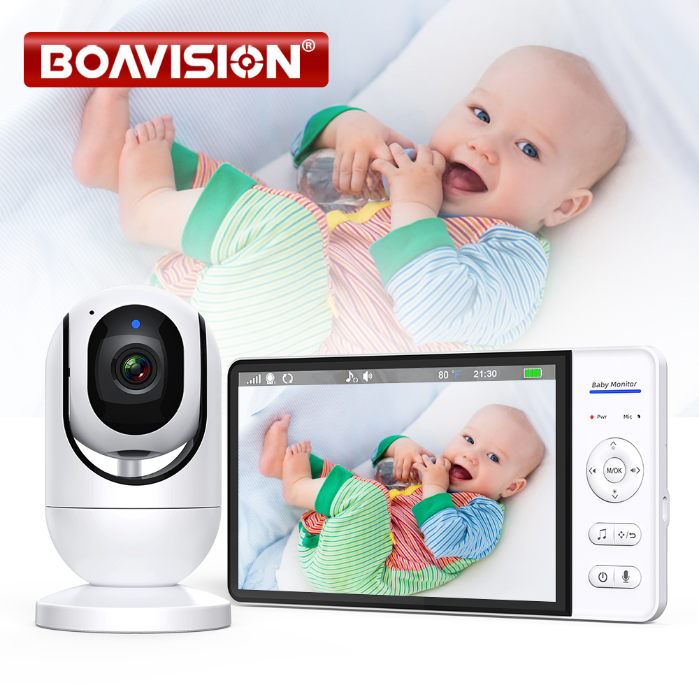 Wearable Baby Monitor - Video Baby Monitor 7'' 1080P HD