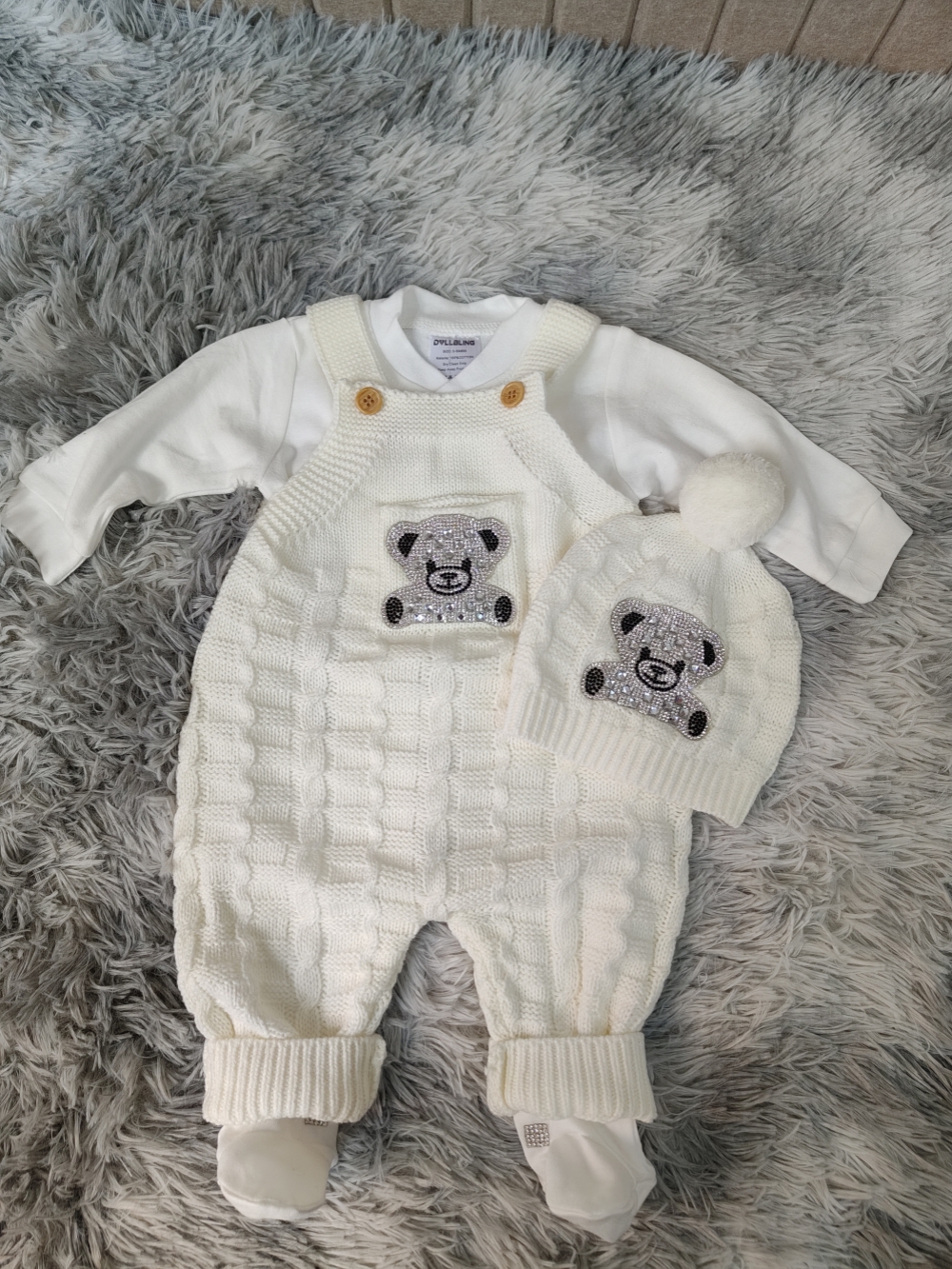Baby Nursery Outfits - Newborn Girl Pink Layette Outfit Personalized