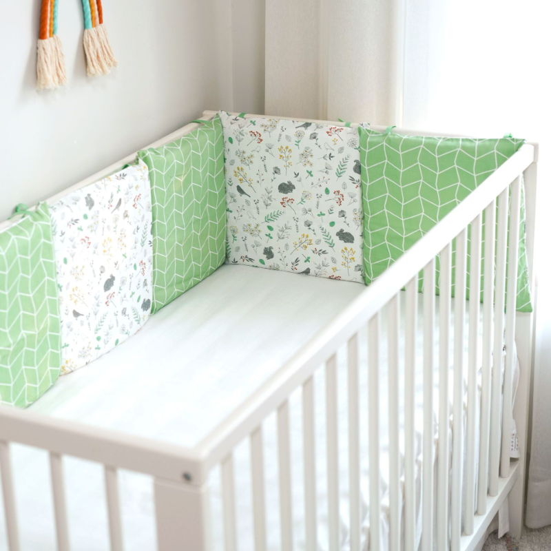 Baby Nursery Furniture Sets - 6pcs Baby Bumpers for Crib 30x30cm
