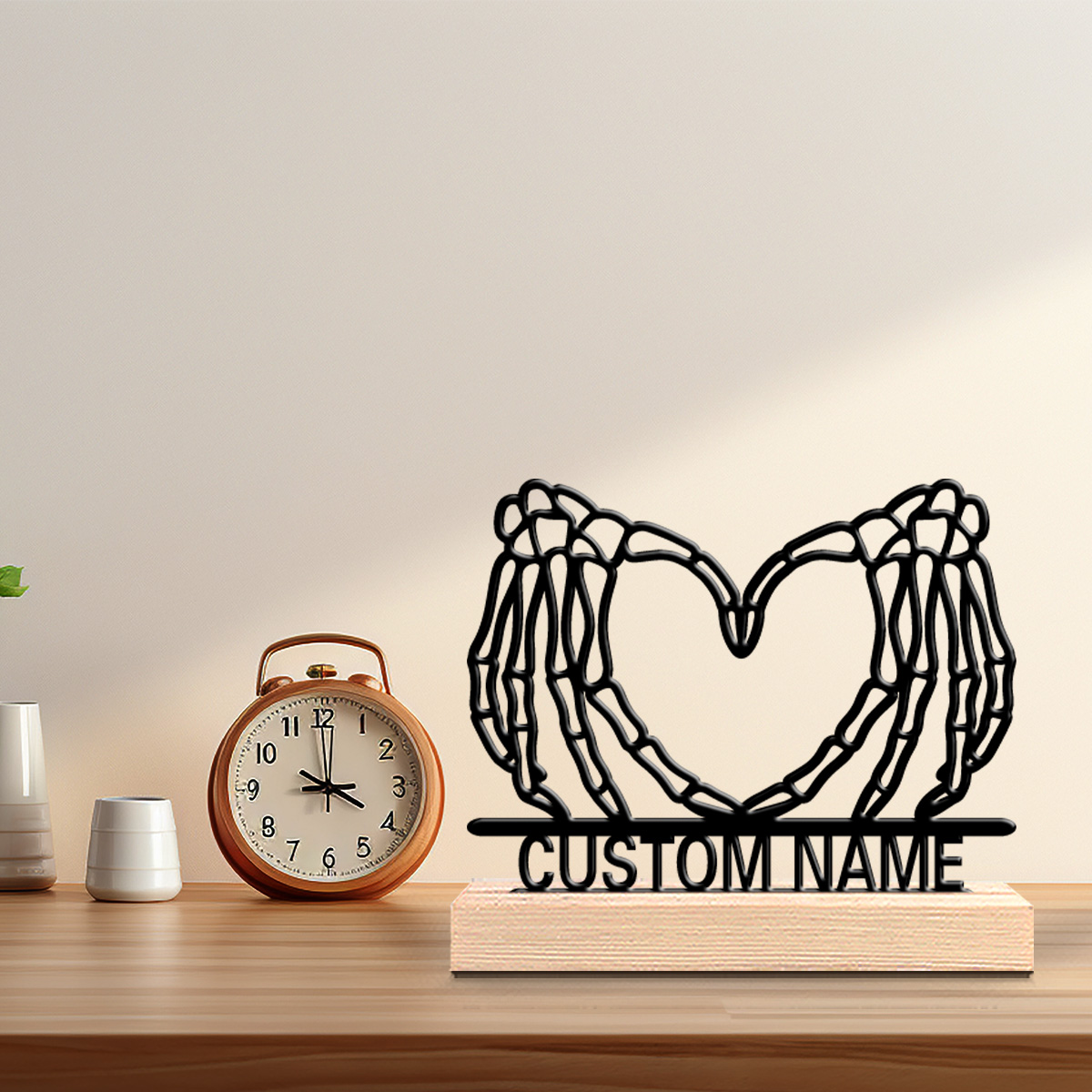 Baby Nursery Usa - 1pc Cute Personalized Custom hand heart