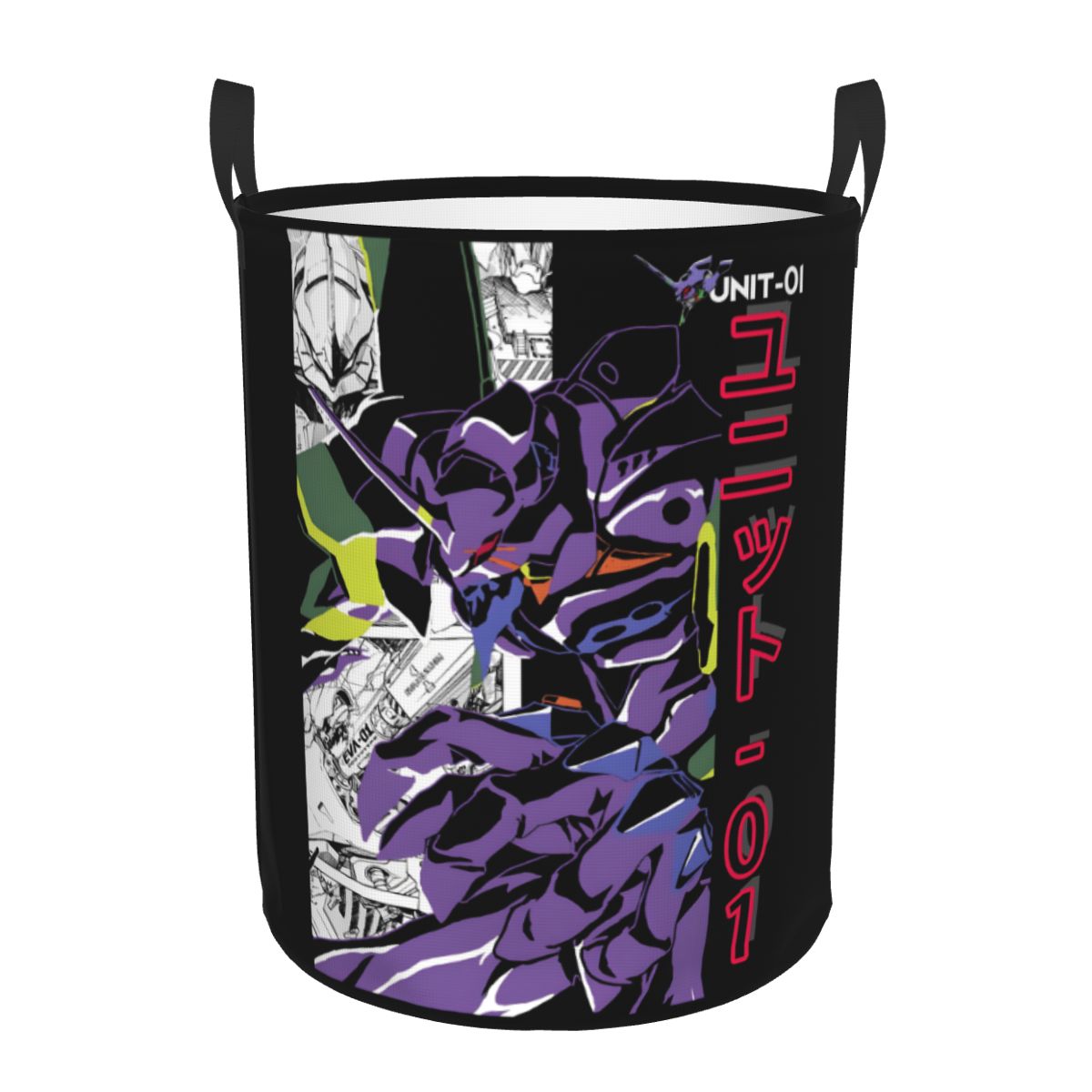 Laundry Hamper Nursery - Custom EVA Evangelions Laundry Basket Collapsible