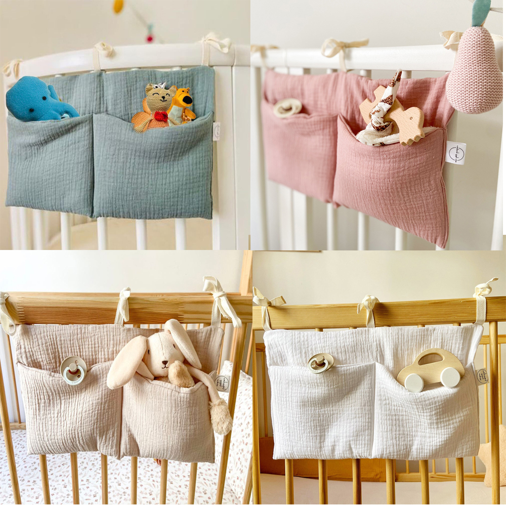 Baby Bag Nursery - Baby Crib Organizer Cot Caddy Bed