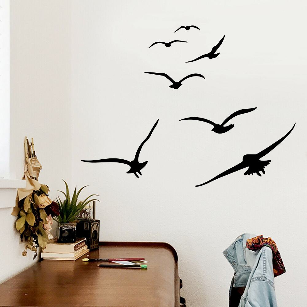 Baby Nursery Furniture Sets - 7Pcs Set of Seabirds Animal Wall