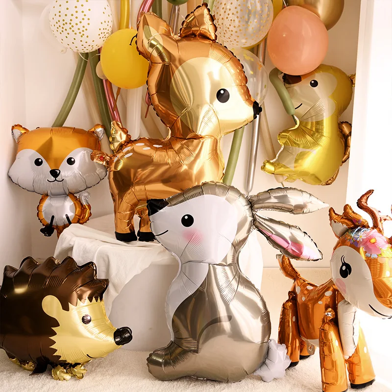 Baby Nursery Jungle Theme - Jungle Safari Theme Deer Foil Balloon