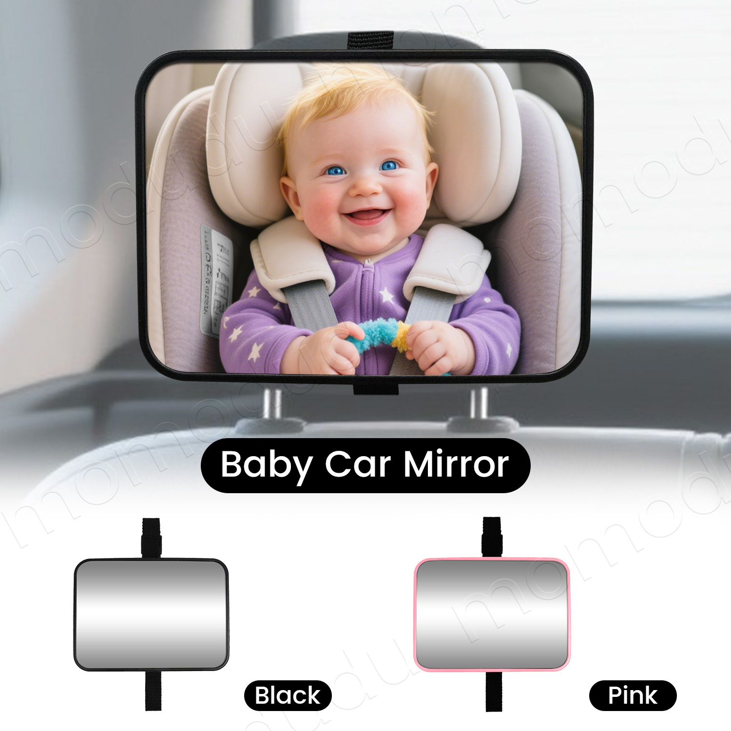 Wearable Baby Monitor - Baby Car Mirror Rearview Infant Child