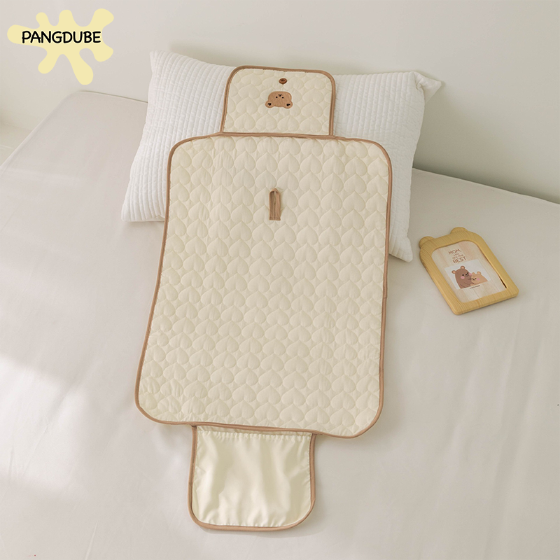Baby Mattress Waterproof - PANGDUBE Foldable Diaper Changing Pad Waterproof