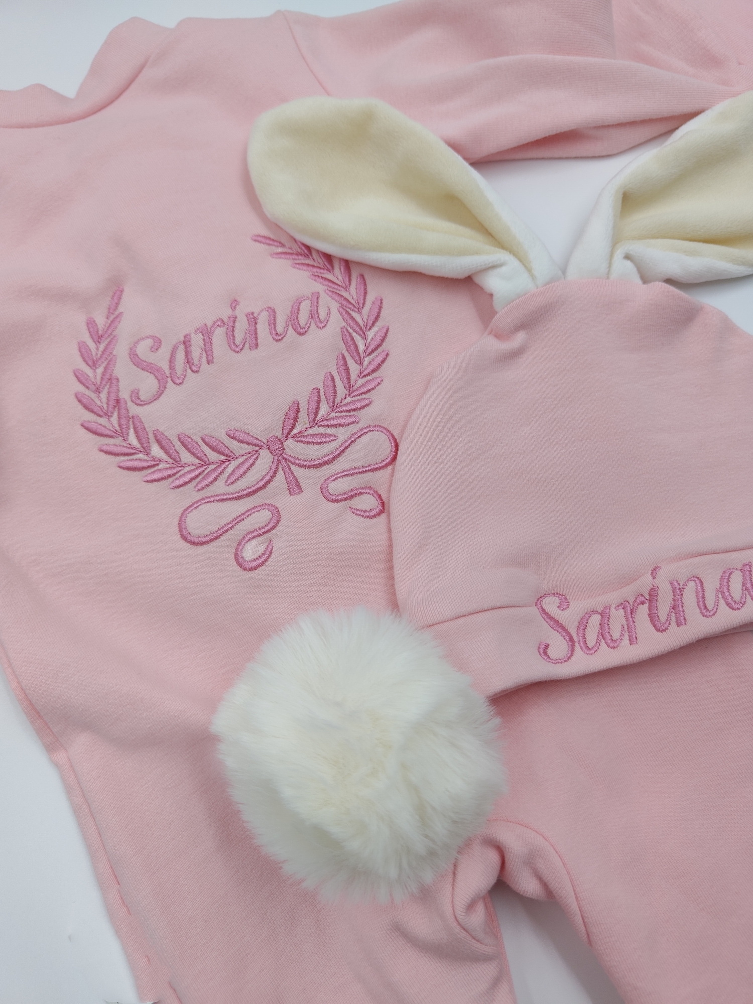 Baby Nursery Outfits - Dollbling Hospital Exit Disposible Embroidery Name