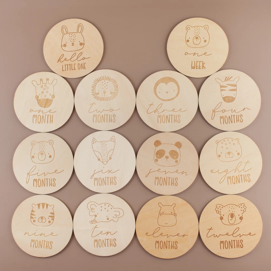 Milestone Card Set - Baby Photography Props - Baby Gift