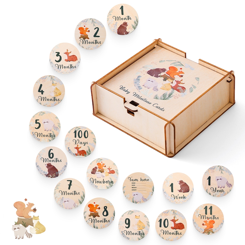 Newborn Baby Growth Milestones - Milestone Card Set recension och pris