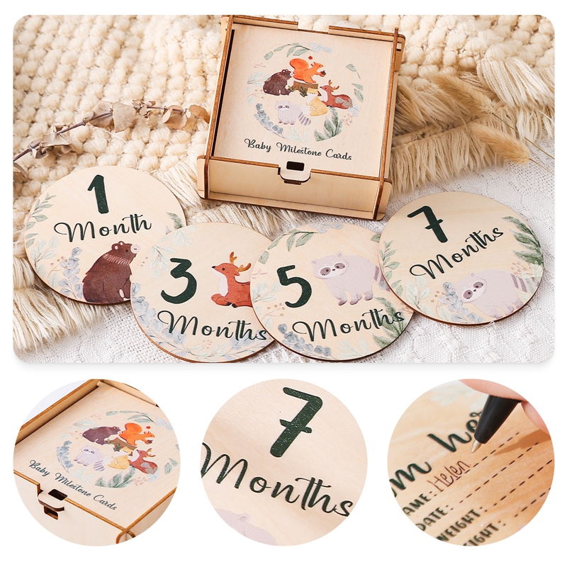 Newborn Baby Growth Milestones - Milestone Card Set recension och pris