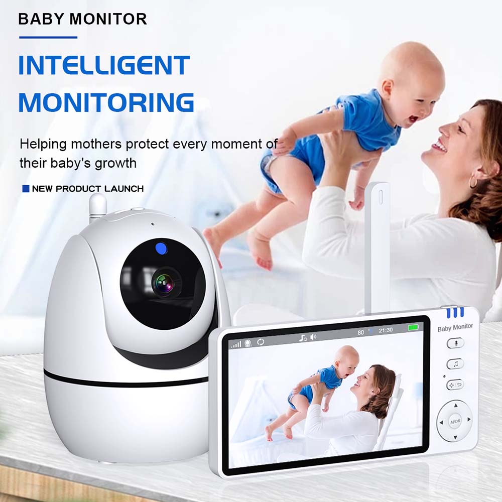 5 Inch Video Baby Monitor Indo - Wearable Baby Monitor recension och pris