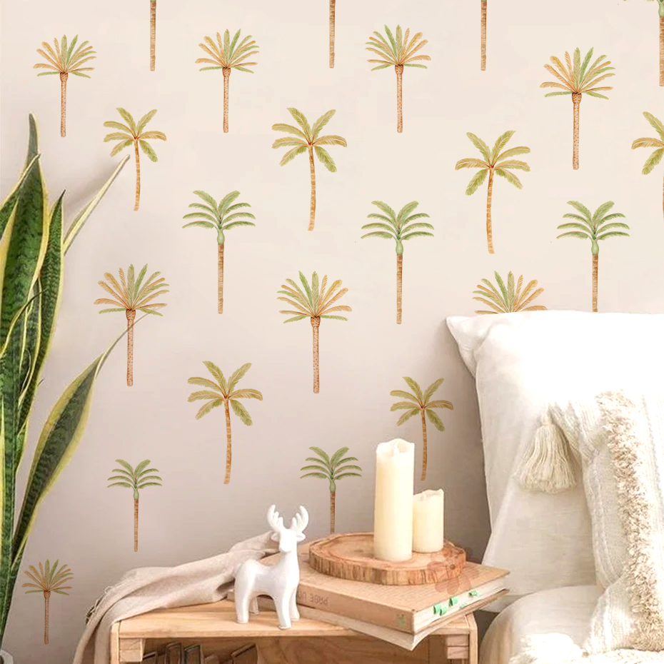 Boho Coconut Palm Tree Wall St - Baby Nursery Tree recension och pris