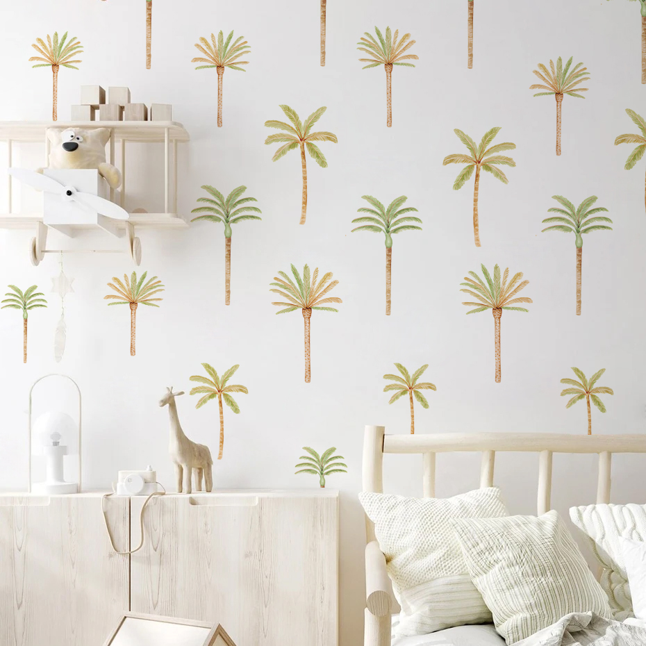 Boho Coconut Palm Tree Wall St - Baby Nursery Tree recension och pris