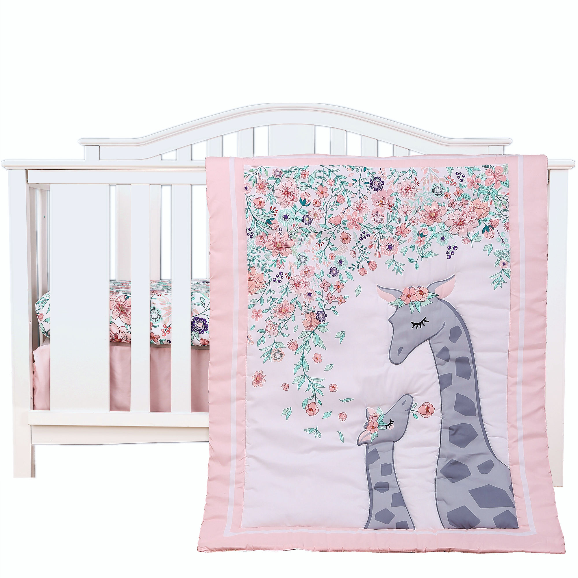 4Pcs Flower Giraffe luxury Bab - Baby Nursery Sale recension och pris