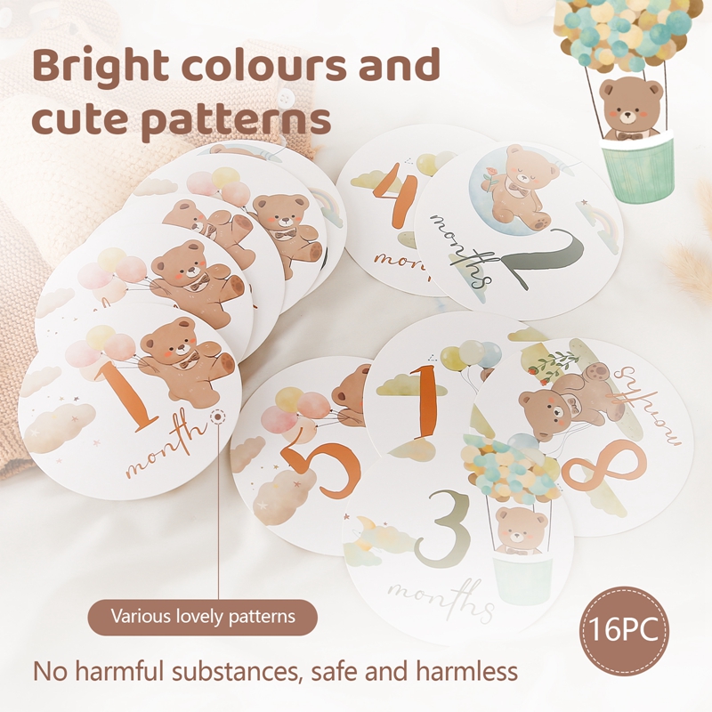 Baby Paper Milestone Number Mo - Milestone Card Set recension och pris