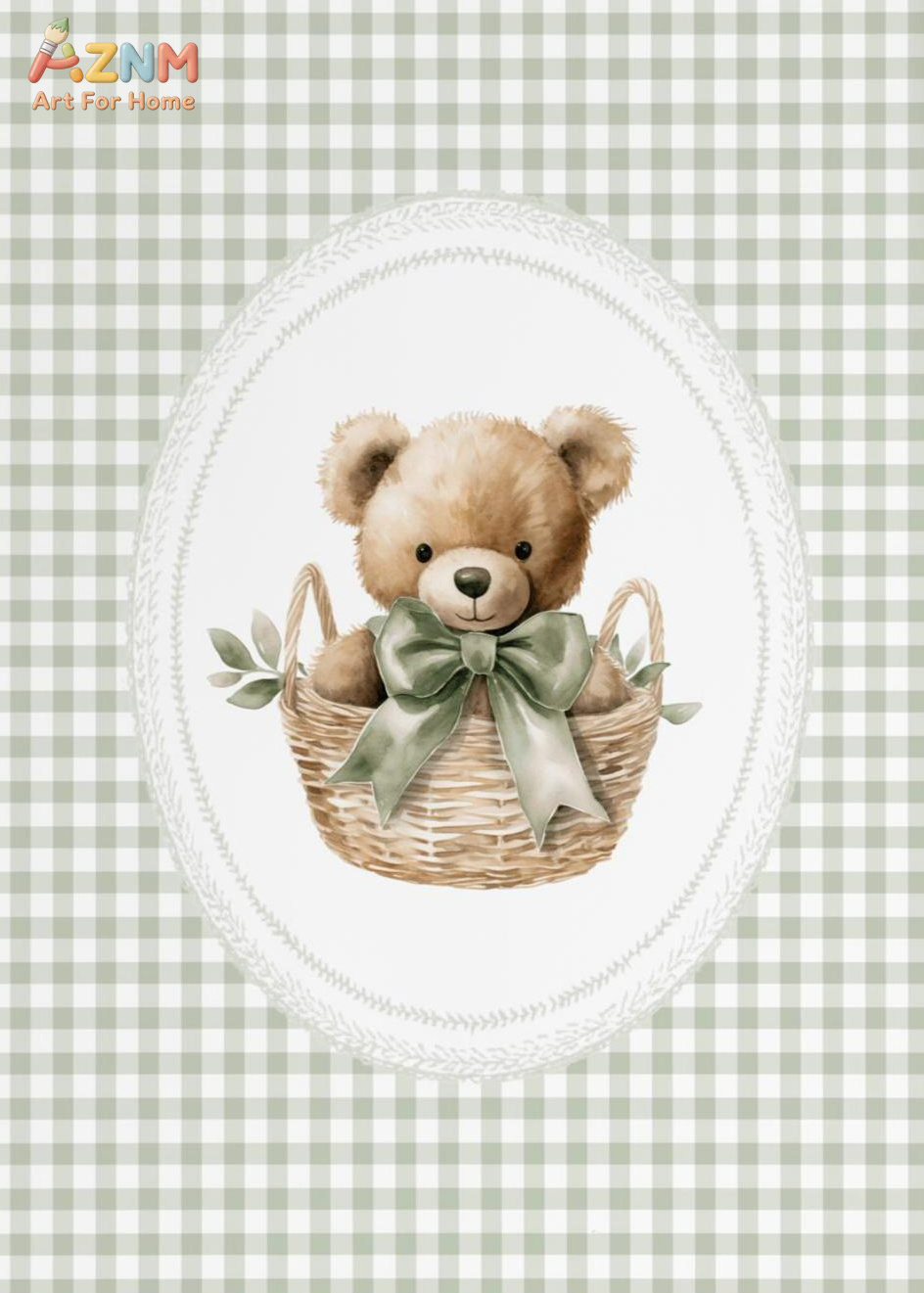 Watercolor Teddy Bear Nursery  - Baby Nursery Furniture Sets recension och pris