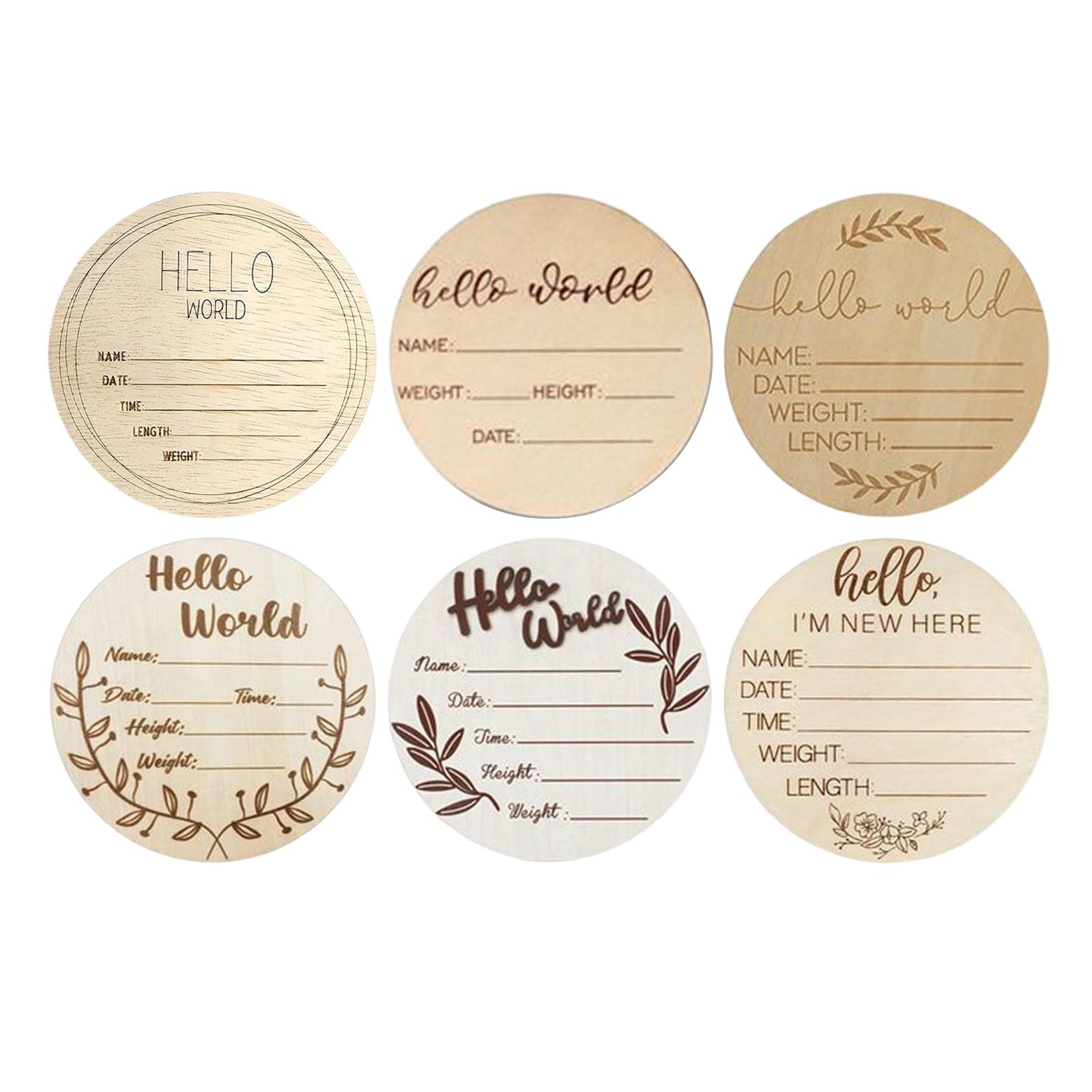 Set of 18 Wooden Baby Mileston - Milestone Card Set recension och pris