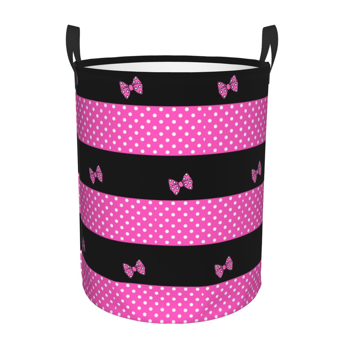 Custom Pink Minnie Polkadots L - Laundry Hamper Nursery recension och pris