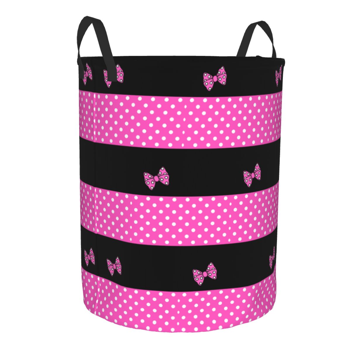 Custom Pink Minnie Polkadots L - Laundry Hamper Nursery recension och pris