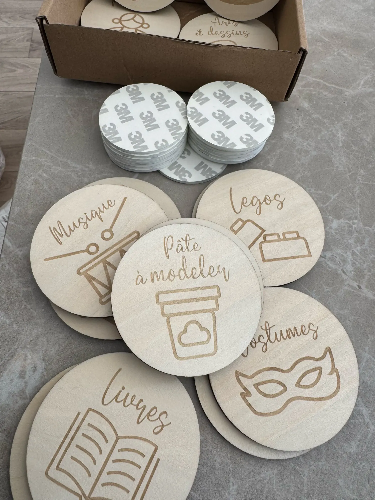 Wooden Storage Tags Nursery De - Baby Nursery Items recension och pris