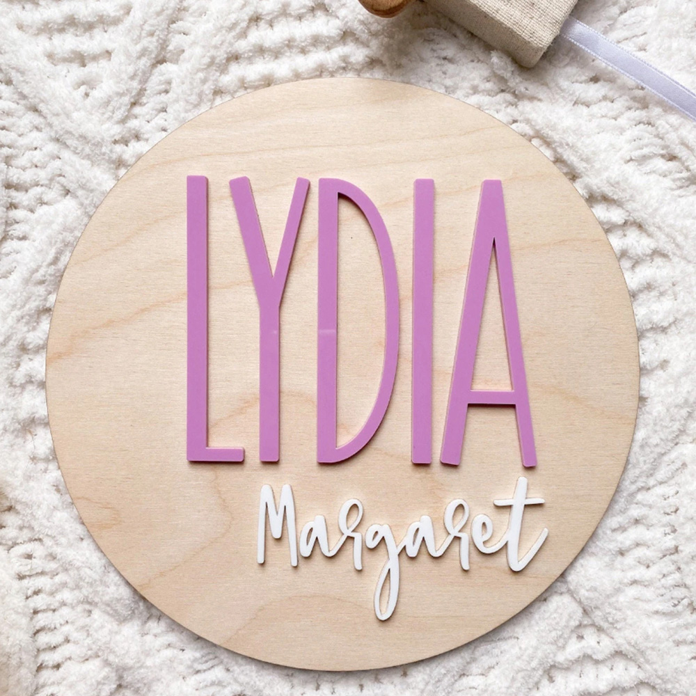 Personalised Birth Announcemen - Baby Nursery Usa recension och pris