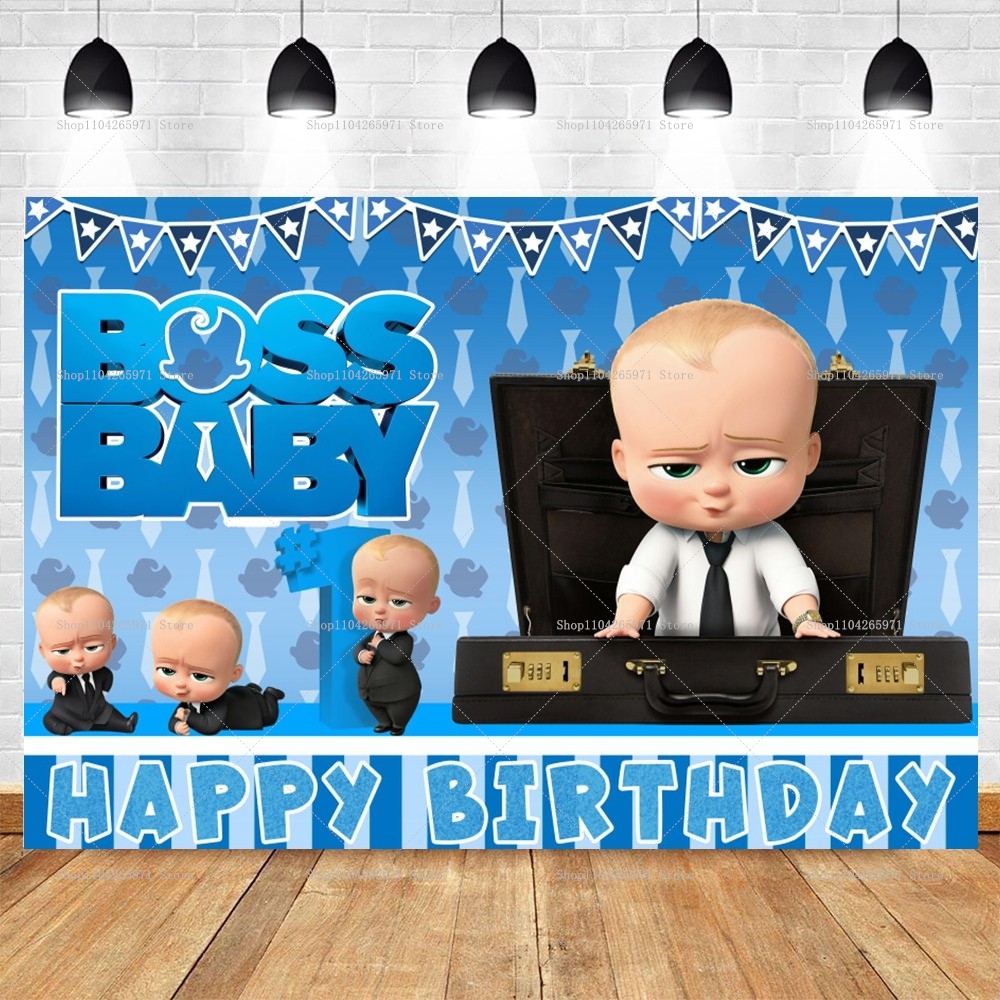 Boss Baby Cartoon Backdrop Lov - Baby Nursery Hanging Decor recension och pris