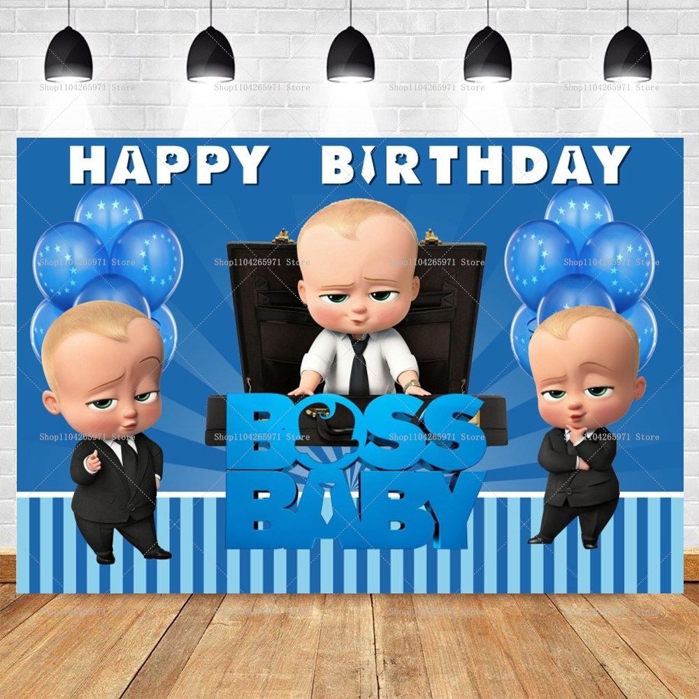 Boss Baby Cartoon Backdrop Lov - Baby Nursery Hanging Decor recension och pris