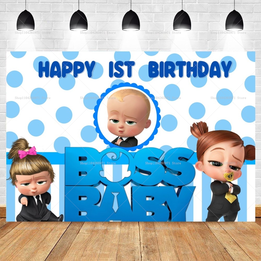 Boss Baby Cartoon Backdrop Lov - Baby Nursery Hanging Decor recension och pris