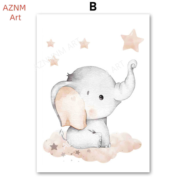 Elephant Balloon Rainbow Moon  - Baby Nursery Things recension och pris