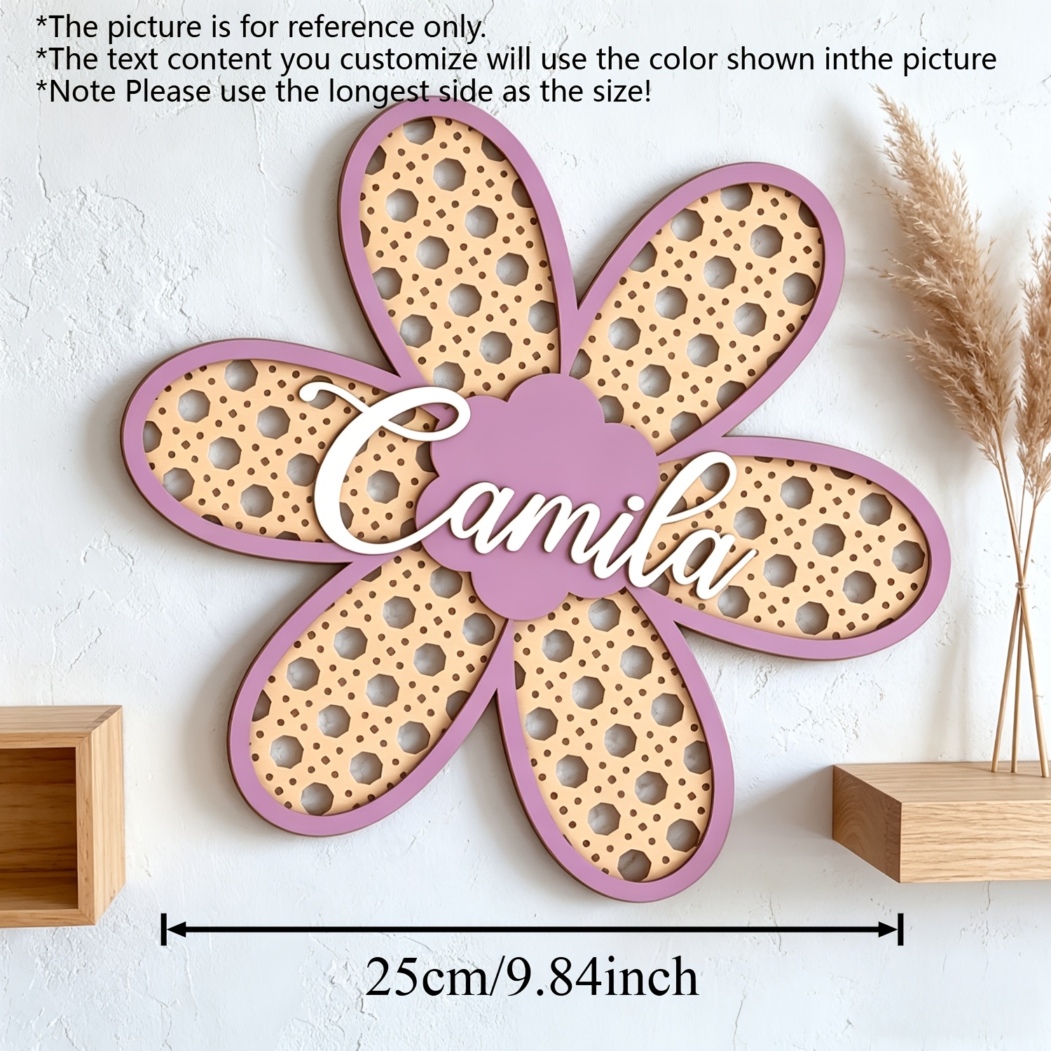 Personalized Boho Rattan Flowe - Baby Nursery Usa recension och pris