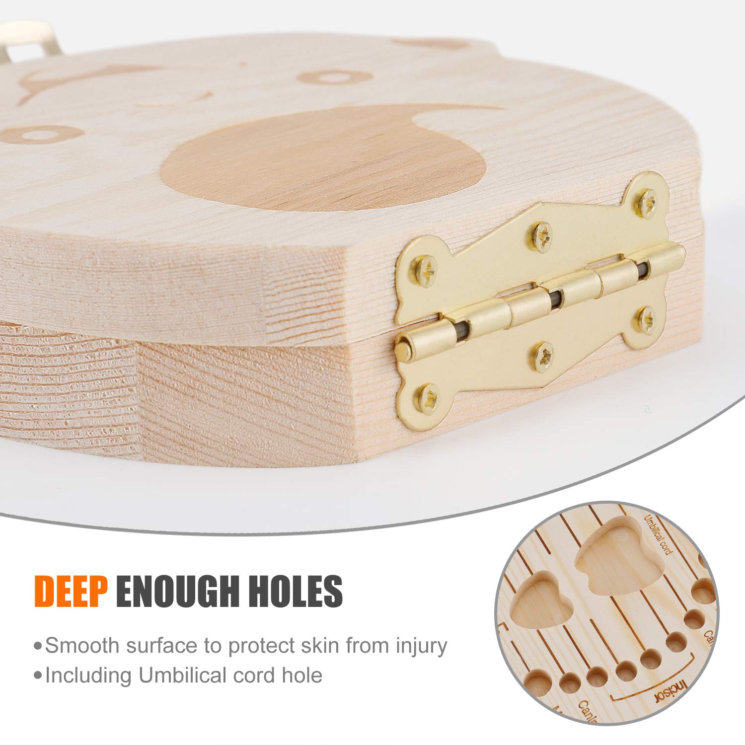 1PCS New Design Pine Wooden Ba - Baby Keepsake Box recension och pris