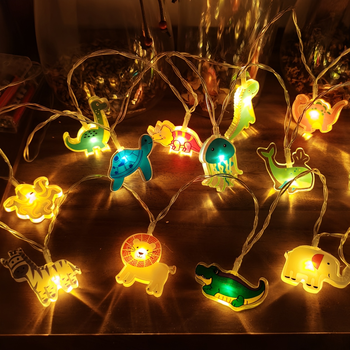 Cartoon Wild Animal LED Decora - Baby Nursery Jungle Theme recension och pris