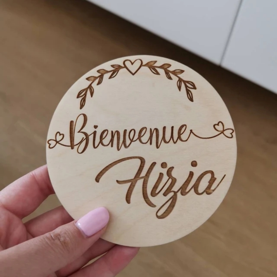 Personalized name baby birth w - Milestone Card Set recension och pris