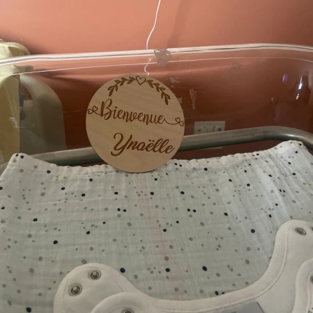 Personalized name baby birth w - Milestone Card Set recension och pris