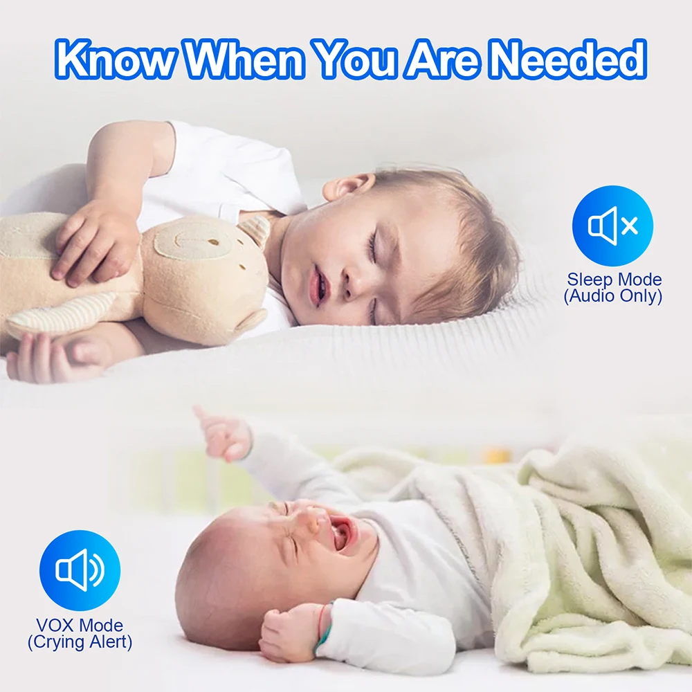 7.0'' Video Baby Monitor 720P  - Wearable Baby Monitor recension och pris