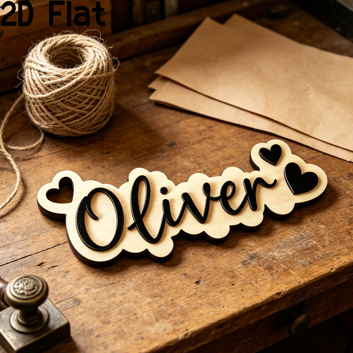 1Pc Custom Love Decor Wooden A - Baby Nursery Usa recension och pris