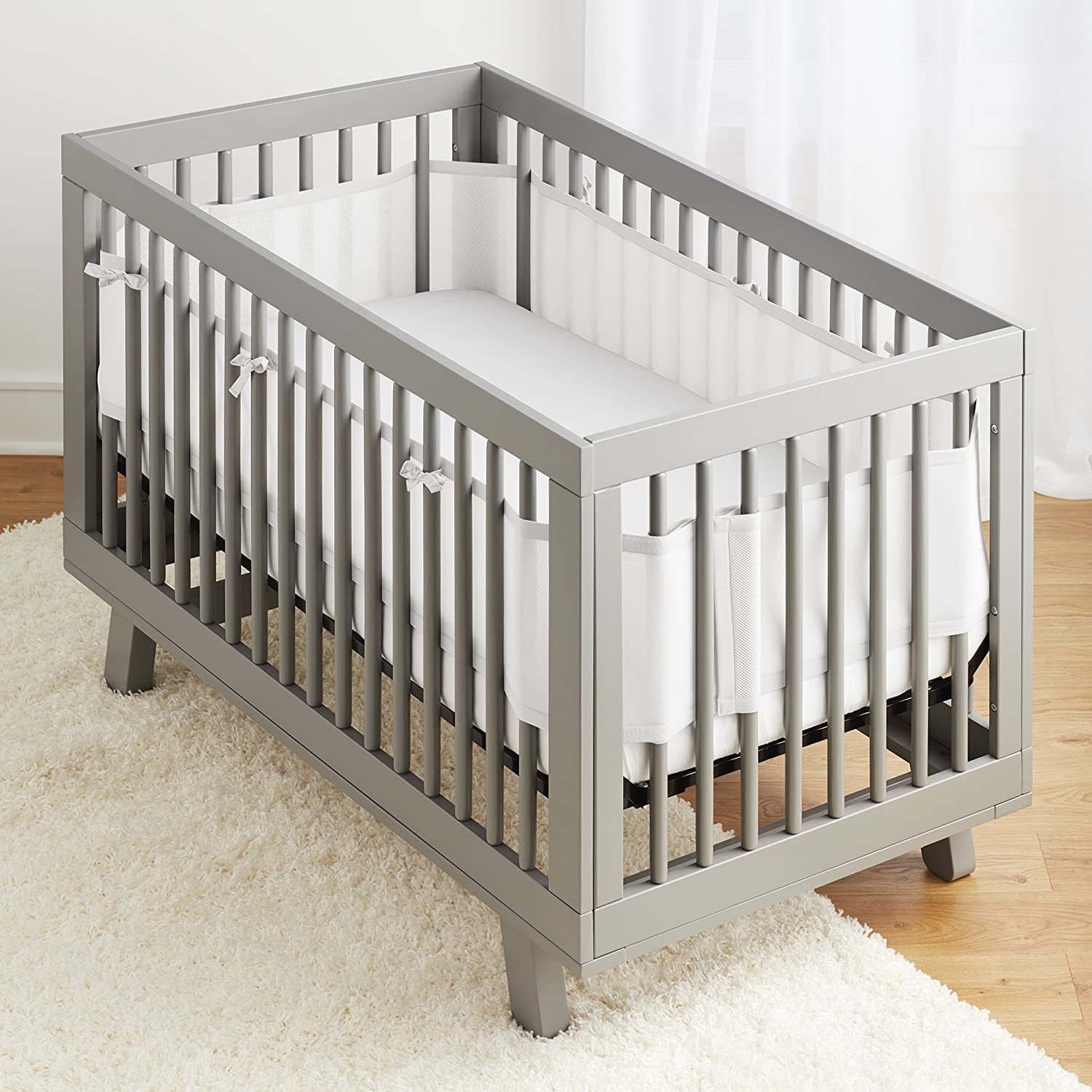 2Pcs Set Breathable Mesh Crib  - Baby Nursery Sale recension och pris