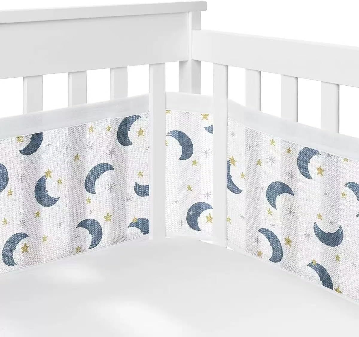 2Pcs Set Breathable Mesh Crib  - Baby Nursery Sale recension och pris