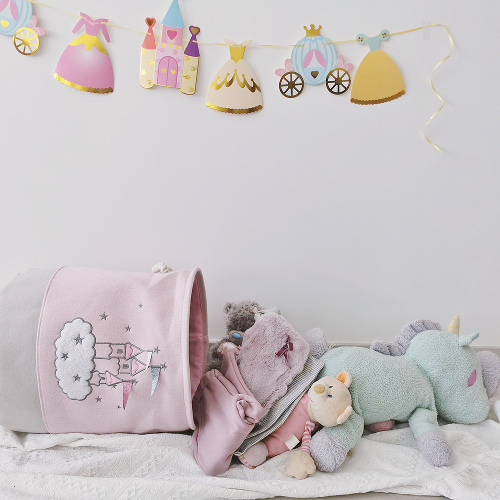 Large Pink Laundry Basket Kids - Laundry Hamper Nursery recension och pris