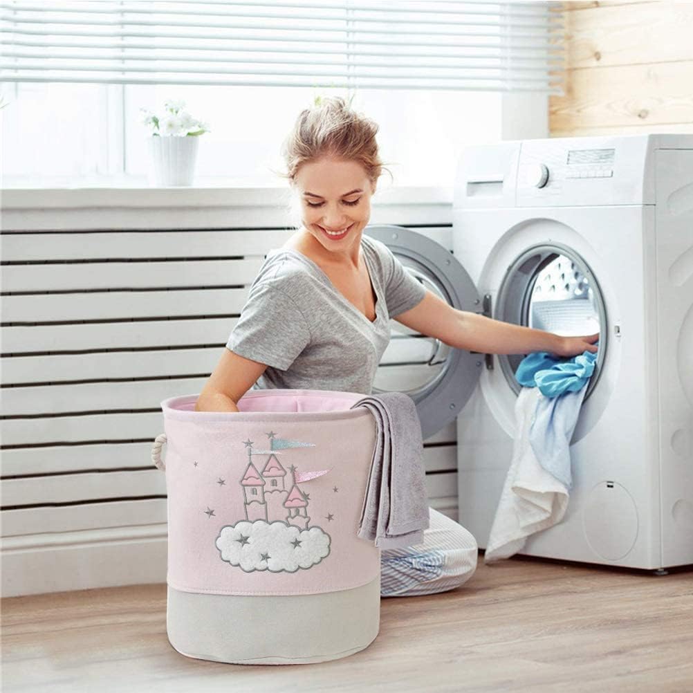 Large Pink Laundry Basket Kids - Laundry Hamper Nursery recension och pris