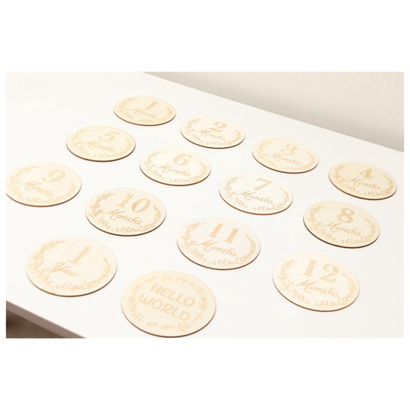 AEE3-Wooden Milestone Cards An - Milestone Card Set recension och pris