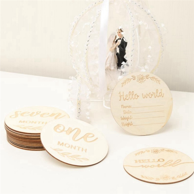 AEE3-Wooden Milestone Cards An - Milestone Card Set recension och pris