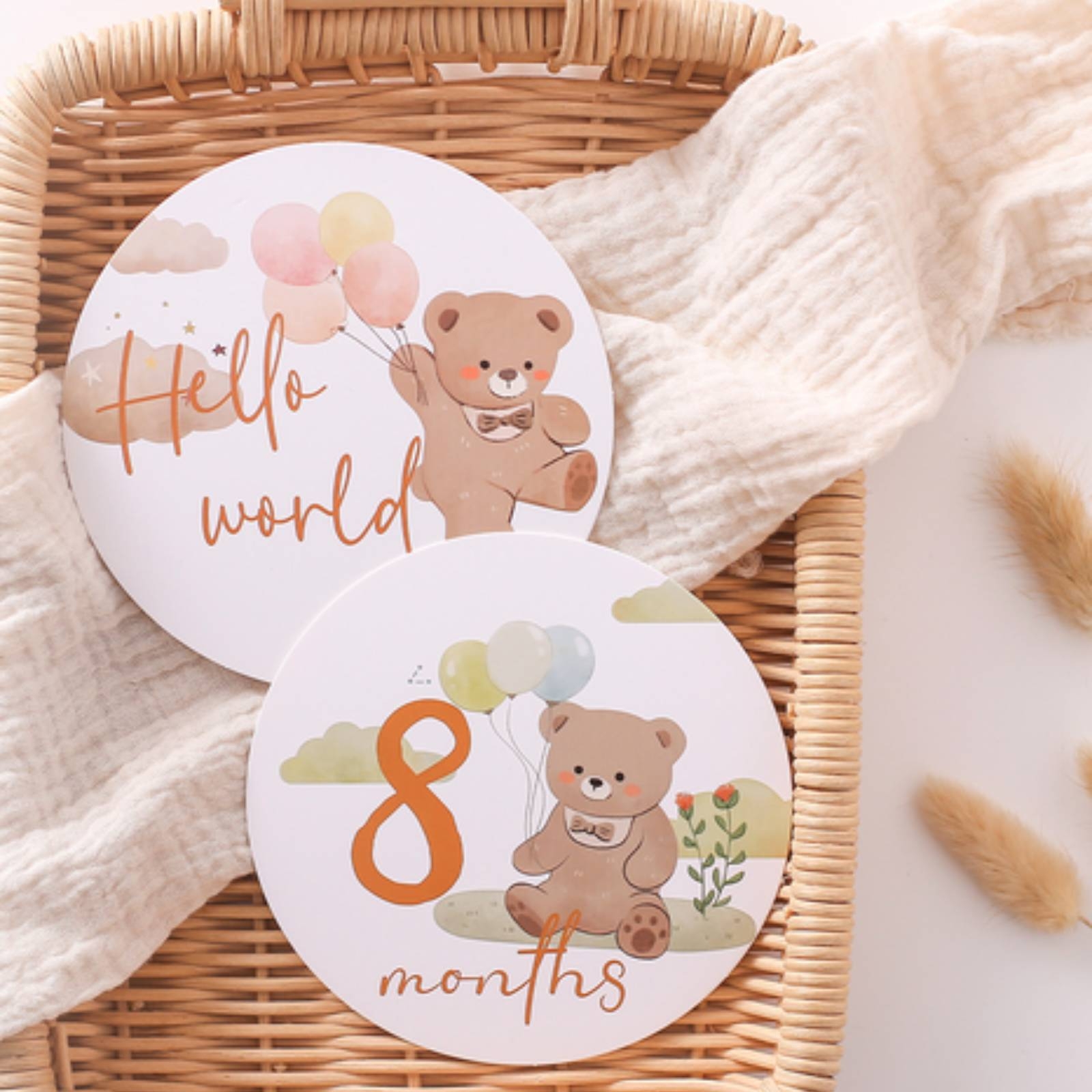 14 Pieces Baby Milestone Cards - Milestone Card Set recension och pris