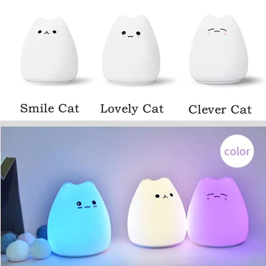 LED Nigh tlight 7 Colors Soft  - Baby Nursery Colors recension och pris