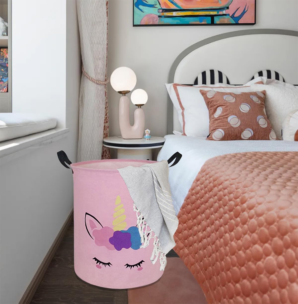 Round Laundry Hamper Storage B - Laundry Hamper Nursery recension och pris