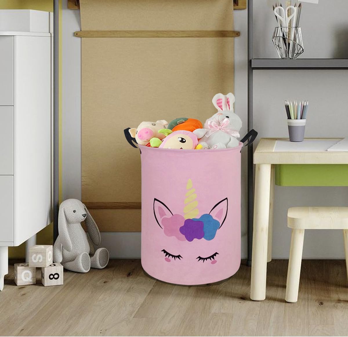 Round Laundry Hamper Storage B - Laundry Hamper Nursery recension och pris