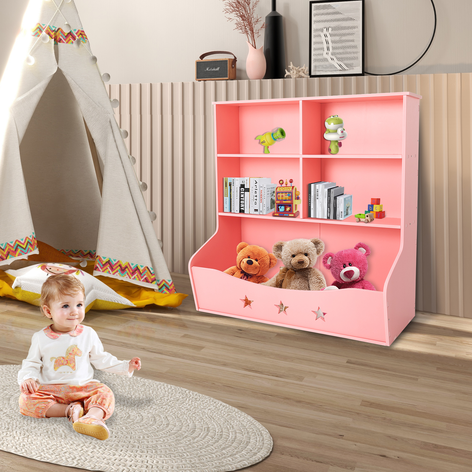 Kids' Storage Organizer 3-Tier - Baby Nursery Items recension och pris
